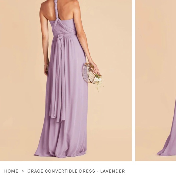 Lavender Grace Convertible Bridesmaid Dress Birdy Grey - Picture 12 of 13